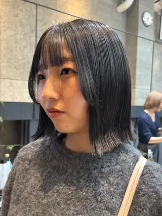 ショート カラー パーマ ヘアアレンジ 押切 響　のヘアスタイル