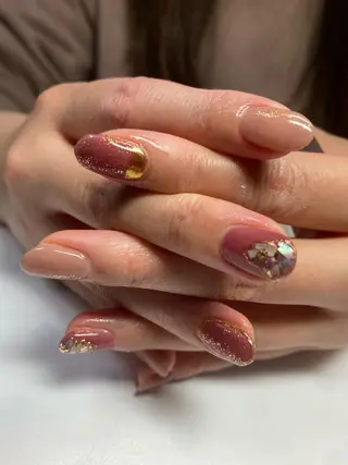 ミディアム ネイル マツエク・マツパ nail yukkoのネイルデザイン