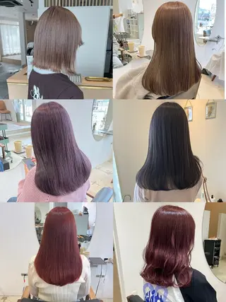 カラー yunica所属・yunica manaeのヘアスタイル