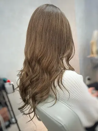 ロング カラー パーマ ヘアアレンジ メンズ キッズ パーマ、ブリーチ 👫🏼橋本貴志のヘアスタイル