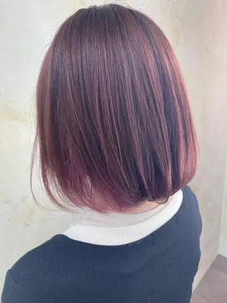 ミディアム 髪質改善/縮毛矯正/ ボブmanami🩵のヘアスタイル
