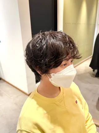 ショート パーマ メンズカット /パーマ🍀田畑玖音のヘアスタイル