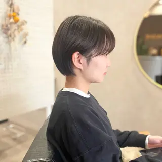 ショート カラー 瀧　元気/ショート/ 白髪ぼかし/髪質改善のヘアスタイル