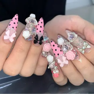 ネイル Lina所属・MeiMei Nail モデル募集のネイルデザイン