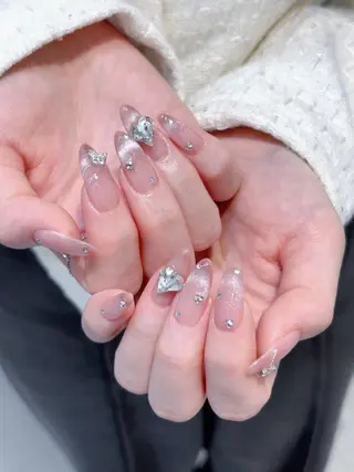 ネイル 🩰ミキ/韓国♡ 大人girlyネイルのネイルデザイン