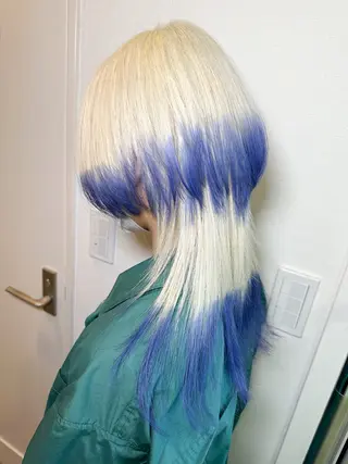 ロング 🍀ケアブリーチ カラー🍀坂井のヘアスタイル