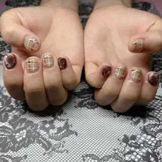 ネイル クレアトゥール華所属・クレアトゥール華 西村のネイルデザイン