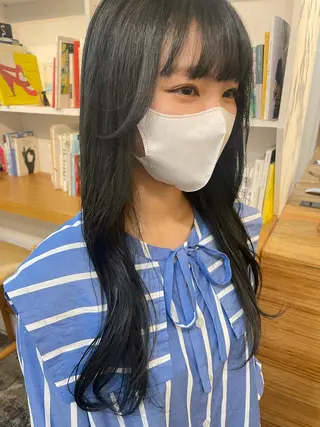 ロング カラー 【arc】Ruri コテ巻き風パーマのヘアスタイル