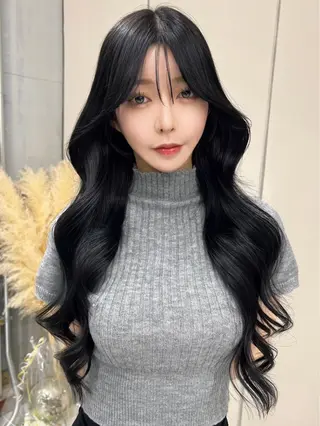 ロング カラー 🫧髪質改善 講師🫧🍎幹細胞のヘアスタイル