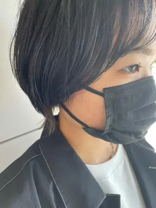 ショート C’LD hair produce /シールドヘア所属・モテ髪/ボブ/ショー ト/アダチフウトのヘアスタイル