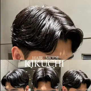 ミディアム 木下 翼のヘアスタイル