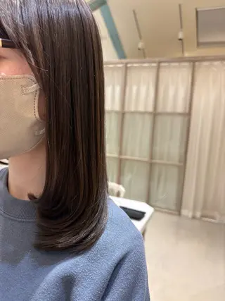 ミディアム つちだ ゆうひ / 暗髪カラー⟡.·のヘアスタイル