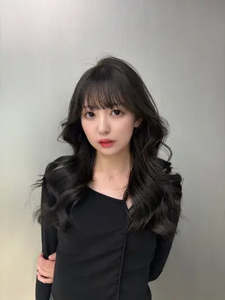 ロング カラー 堤 翔平のヘアスタイル