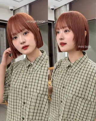 ショート カラー 松本優香/ボブ/ダ ブルカラー/髪質改善のヘアスタイル