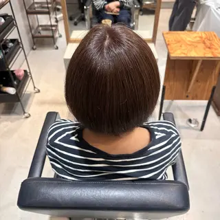 ショート カラー 祖父江 冴織のヘアスタイル