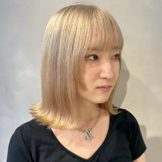 ショート カラー デザインカラー/パー マ🦖外岡咲希🦖のヘアスタイル