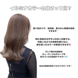 ミディアム カラー ボブヘアカット Rikapi❤️のヘアスタイル