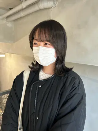 ミディアム カラー 透明感カラー🫧 nanohaのヘアスタイル