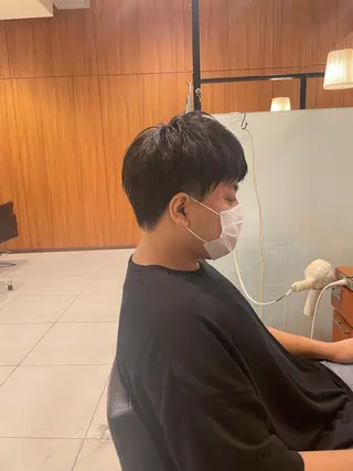 ショート メンズ 髙田 千華 髪質改善ストレートのヘアスタイル