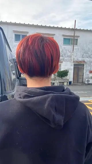 カラー メンズ Oahu所属・リト /渋谷/ハイトーンのヘアスタイル