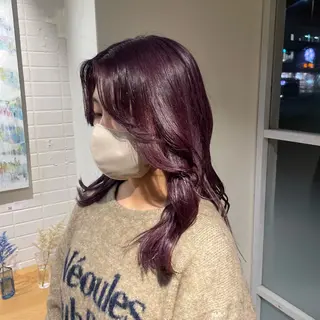 セミロング efesto大槻 由菜のヘアスタイル