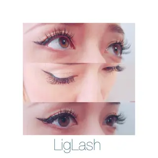 マツエク・マツパ Aim NAIL&EYELASH.BROW立花店所属・Aim立花店 Mihoのマツエク・マツパデザイン