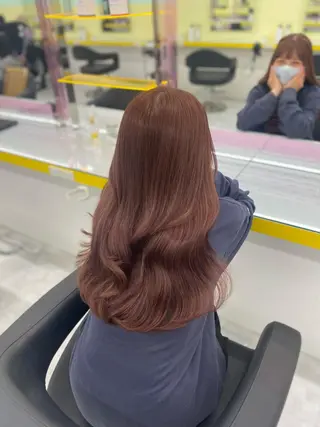 ミディアム カラー パーマ ヘアアレンジ メンズ キッズ ネイル マツエク・マツパ アイブロウ Lumo所属・💖横浜ブリーチなし 💖MIHOのヘアスタイル
