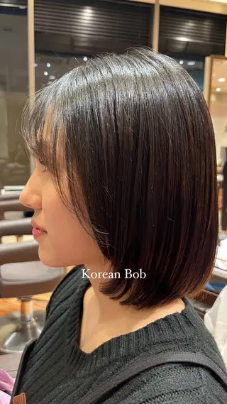 ミディアム ｼｮｰﾄｶｯﾄ 梅田 山下　すみれのヘアスタイル