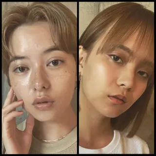 ショート カラー パーマ ヘアアレンジ メンズ キッズ ネイル マツエク・マツパ アイブロウ ☃️髪質改善🉐割✨ ❄️“ever”❄️のヘアスタイル