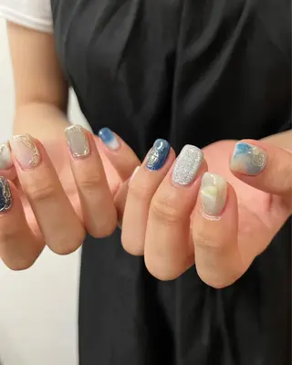 ネイル kiii.__ ✴︎*のネイルデザイン