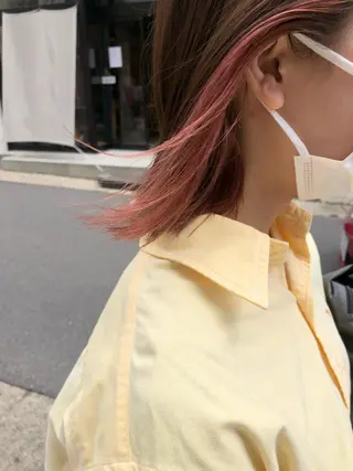 ミディアム be.perch所属・山口 朔弥のヘアスタイル