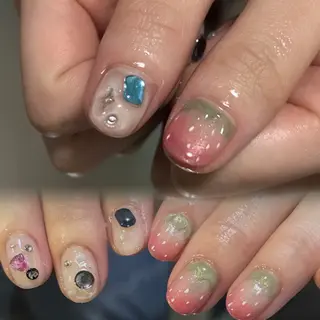 ネイル CLAlR by amulu𓂃aoiのネイルデザイン