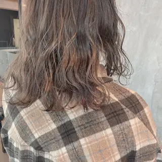 ミディアム カラー ヘアアレンジ stylist/蛯谷 珠里のヘアスタイル