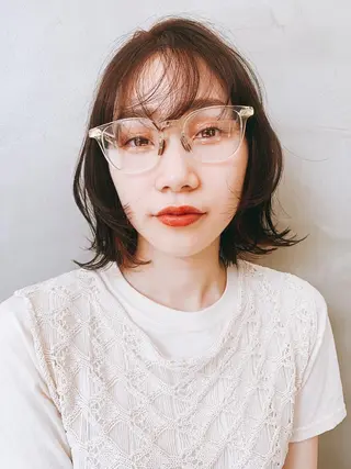 ショート pole/apartment所属・💓パーマ，💗 レイヤーカットのヘアスタイル