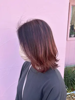 ミディアム ボヌールソレイユ所属・☁️彦坂唯有/ 透明感カラー☁️のヘアスタイル