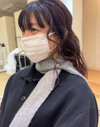 ロング カラー パーマ RIO 福岡美容師のヘアスタイル