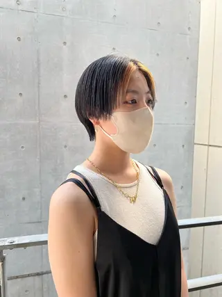 ショート カラー パーマ スパイキーショート/ メンズヘア/hugeのヘアスタイル