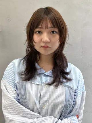 ロング 谷井 実結樹のヘアスタイル