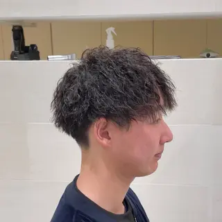ショート パーマ メンズ GRAZIE due所属・メンズ特化美容師 / 篠谷祐輝のヘアスタイル