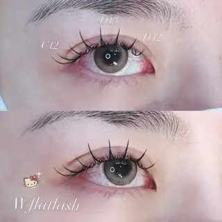 マツエク・マツパ M.O.D shibuya 道玄坂店所属・fuka 🤍のマツエク・マツパデザイン