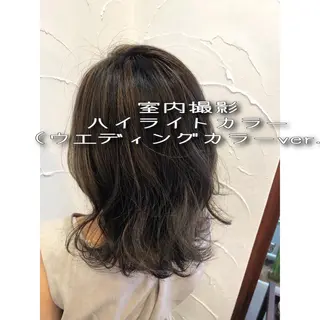ミディアム カラー パーソナルカラー診断 できます　木曽　主博のヘアスタイル