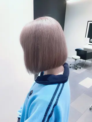 ミディアム 韓国顔まわり/前髪 /レイヤー/いつきのヘアスタイル