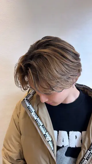 ミディアム カラー メンズ そうや 🐺のヘアスタイル