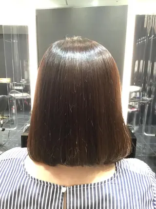 ミディアム カラー Annon プライベートサロンのヘアスタイル