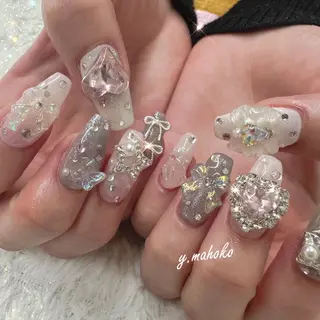 ネイル She nail studio 原宿所属・パラジェル有/ スカルプ/mahoのネイルデザイン