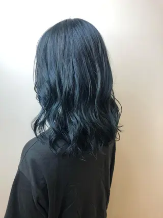 セミロング カラー 長瀬 燎哉のヘアスタイル