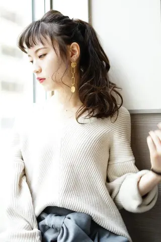 ロング 江崎 わか子のヘアスタイル