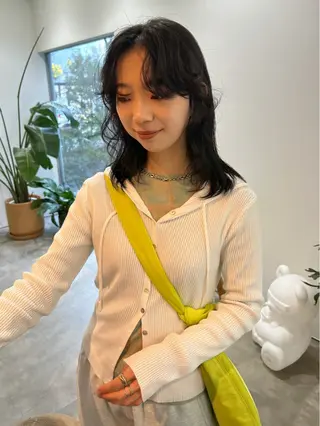 セミロング Tommy所属・平田 知優のヘアスタイル