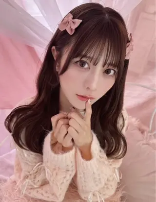 ロング 💎のぼりゆい/大須 ブリーチなしWカラーのヘアスタイル