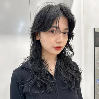 ミディアム パーマ 🌀perm 🌀のヘアスタイル